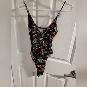 Floral body suit